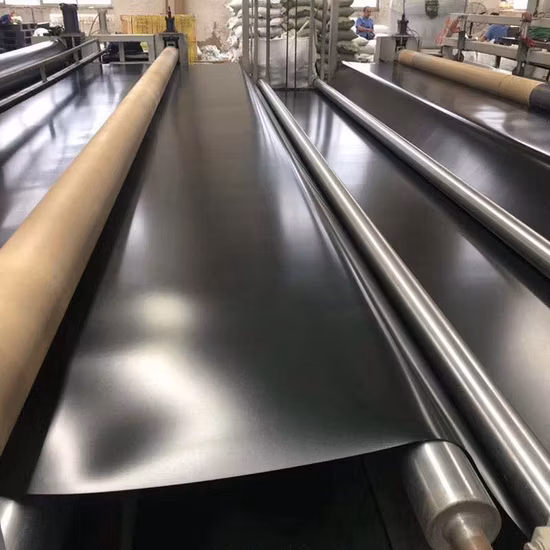 0,2 mm/0,5 mm/1,0 mm/2,0 mm schwarze Kunststofffolienauskleidung CE/ASTM Viring wasserdichte HDPE-Geomembran für Landwirtschafts-/Staudamm-/Deponie-/See-/Biogas-/Aquakulturprojekte